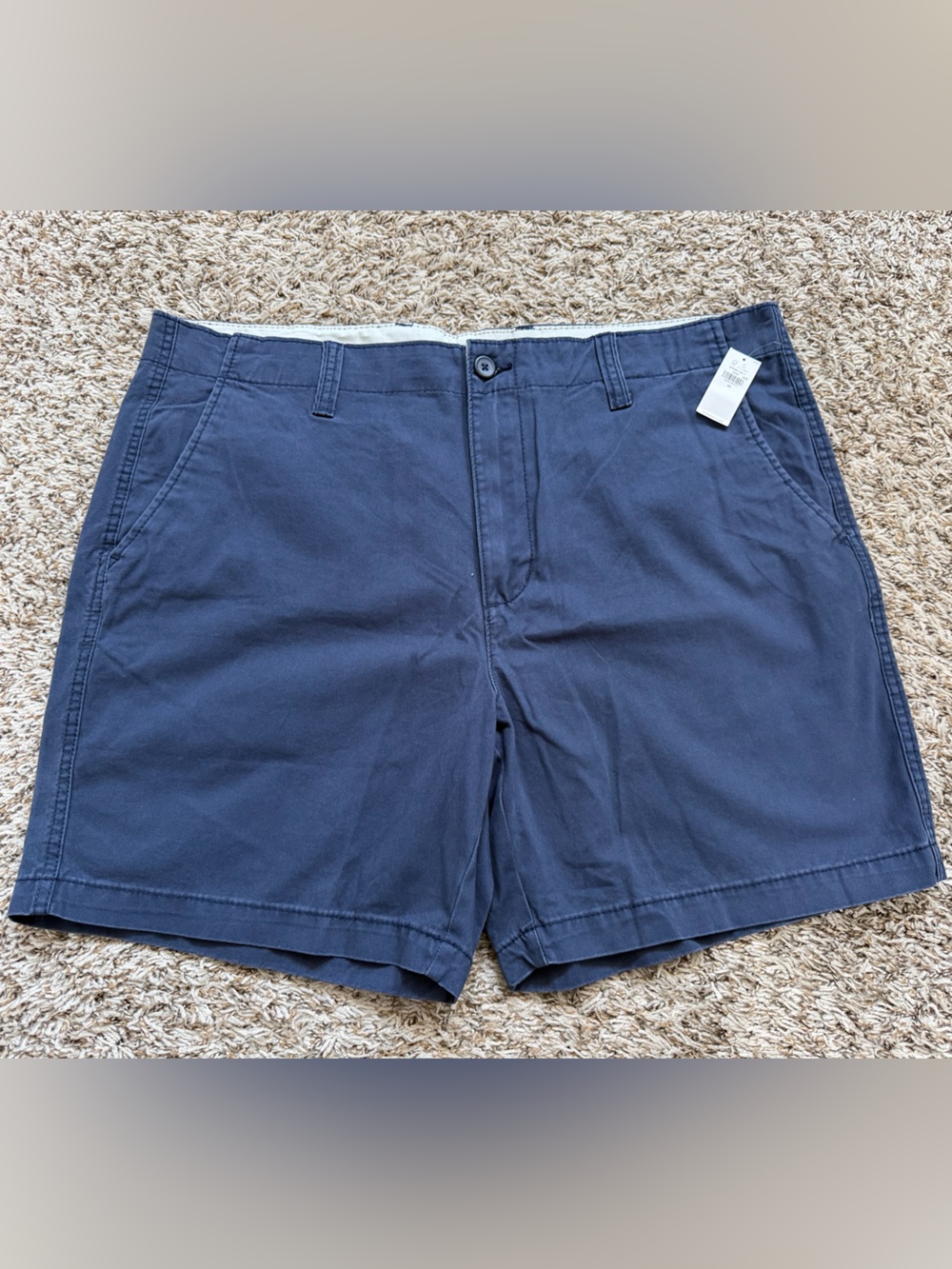 Old Navy Dark Blue Men's Button-Front Shorts
